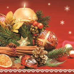  Karácsony Spices szalvéta 20 db-os 33x33 cm (PKK016224) - csinimini
