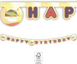 Star Wars The Mandalorian Happy Birthday felirat FSC 2 m (PNN93134) - csinimini