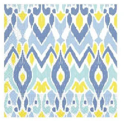  Színes Ethnic szalvéta 20 db-os 33x33 cm FSC (PNN95013) - csinimini
