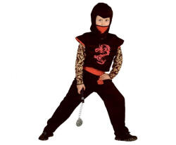  Nindzsa Red Dragon jelmez 120/130 cm (MLG182651)