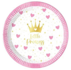  Hercegnők Little Princess papírtányér 8 db-os 20 cm FSC (PNN96604) - csinimini