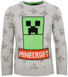  Minecraft Grey gyerek kötött pulóver 10 év / 140 cm (85FKC55093A10)