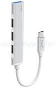 Havit HB41 USB-Type C Hub (ezüst) (HB41) (HB41)