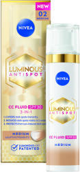 Nivea Crema de Fata Corectoare, Nivea Luminous CC Fluid FPS 30 Light, 30 ml