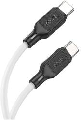 hoco. X90_TYPE-C_TYPE-C_W 1m Type-C 60W PD fehér adat- és töltőkábel (X90_TYPE-C_TYPE-C_W)