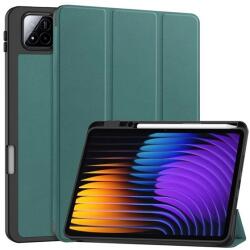 Gigapack GP-168364 Xiaomi Pad 7 Pro / Pad 7 sötétzöld bőr hatású tablet tok (GP-168364)