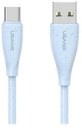 USAMS SJ714USB03 1m USB/Type-C 18W világoskék adat- és töltőkábel (SJ714USB03)