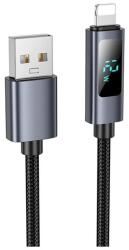 hoco. X112_USB_L_B 1m USB/Lightning fekete adat- és töltőkábel (X112_USB_L_B)