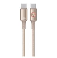 USAMS SJ751USB02 1, 2m Type-C 240W PD titánszürke adat- és töltőkábel (SJ751USB02)