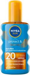 Nivea SUN Protect & Bronze ulei de bronzat pentru piele uscata SPF 20 200 ml - vivantis