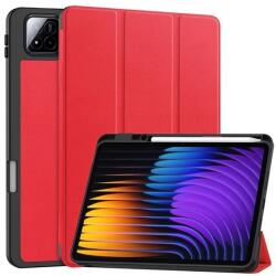 Gigapack GP-168367 Xiaomi Pad 7 Pro / Pad 7 piros bőr hatású tablet tok (GP-168367)