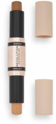 Revolution Beauty Beauty Fast Base baton pentru dublu contur culoare Dark 2x4.3 g