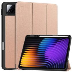 Gigapack GP-168363 Xiaomi Pad 7 Pro / Pad 7 rózsaarany bőr hatású tablet tok (GP-168363)