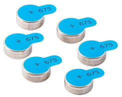 Intenso A675 Hearing Aid Cink gombelem (6db/csomag) (7504446)