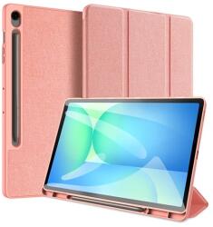 Dux Ducis GP-169344 Galaxy Tab S10 FE Plus WIFI (SM-X626) / LTE (SM-X620) rózsaszín bőr hatású tablet tok (GP-169344)