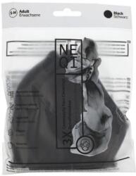 NEQI Adult Community Face Coverings S-M Black szájmaszk 3 db