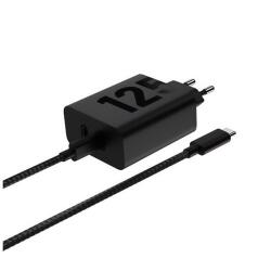 Motorola MCD-1252 / PG38C06632 125W PD 2xType-C fekete hálózati töltő + Type-C kábel (MCD-1252 / PG38C06632)