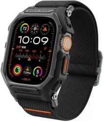 Spigen Lite Fit Pro Apple Watch Ultra 1-2 (49 mm) textíl pótszíj szilikon keret fekete (ACS07104)