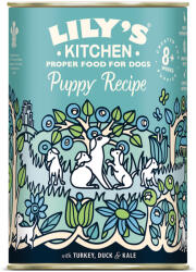 Lily's Kitchen 12x400g Lily's Kitchen Puppy pulyka & kacsa nedves kutyatáp