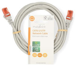 Nedis CCGL85230GY30 UTP Cat6 patch kábel, RJ45 aranyozott érintkezők, hossz 3m (CCGL85230GY30) - mulan