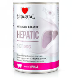 Disugual 12x400g Disugual Metabolic Balance Hepatic Dog Hepatic Dog sertés nedves kutyatáp