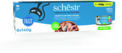 Schesir Schesir Complete Nutrition Filet aszpikban konzerv 24 x 140 g - Tonhal & szardínia