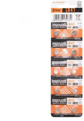 Somogyi Elektronic Maxell LR41 gombelem, alkáli, LR41, 1, 5V, 10 db/csomag (Maxell LR41)