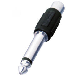 Somogyi Elektronic Audió átalakító, 6, 3 mm monó dugó-RCA alj (AC 4X)