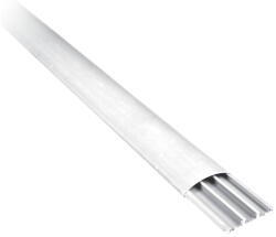 ELMARK 2M 75X20 Padló Típusú Műanyag Kábelcsatorna Fehér (5627520F/WH)