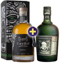 Cannibal Backbone - Citrus & Rhum 0, 7l 40% GB + Diplomatico Reserva Exclusiva 12y 0, 7l 40% szett