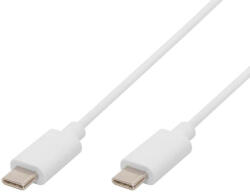Somogyi Elektronic Home USBCC 60 töltőkábel, USB-C/USB-C, QC, PD, 60 Wmax, 1m, 3A, adatkábel, 480 Mbps (USBCC 60)