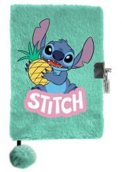 Paso Stitch szőrmés kulcsos napló - 96 lapos - zöld (DS24SI-3676)