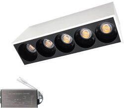 ELMARK Surface Linear Light El-14 10W 3000K, White & Black (92EL141030/WHBK)