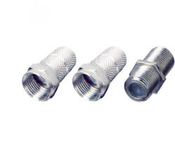 Somogyi Elektronic 2 db F- dugó + 1 db F- toldó (FF 113X)