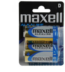 Somogyi Elektronic Maxell LR20 D elem, féltartós, góliát, 1, 5V, 2 db/csomag (Maxell LR20)