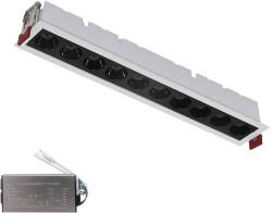 ELMARK Recessed Linear Light El-05 12W 3000K, White & Black (92EL051230/WHBK)