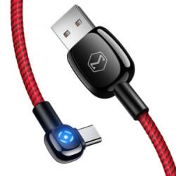 Mcdodo kábel Woodpecker USB-USB-C 1.5 m piros automatikus kikapcsolás (CA-5923) (CA-5923)