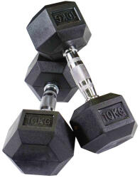 Zoco Body Fit Szett 2db súlyzó (2x10)kg, Zoco Body Fit YL002, összsúly 20kg, fekete (ZCB-YL002-20)