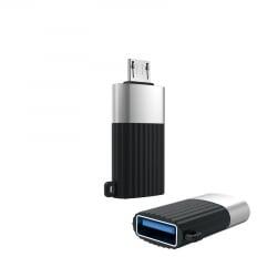 XO átalakító, USB - Type- micro USB, fekete (NB-149G) (NB-149G)