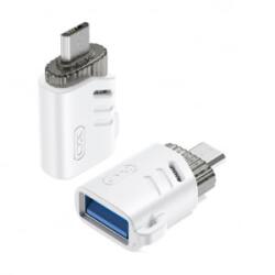XO átalakító, USB - Type- micro USB, fehér (NB256C) (NB256C)