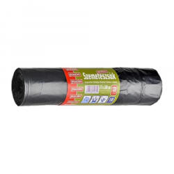 Mazzini Szemeteszsák önzáró szalaggal 130 liter 75 x 100 cm 10 db/tekercs fekete (104180)