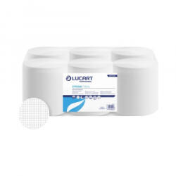 Lucart Kéztörlő 1 rétegű tekercses átmérő: 19 cm duda nélküli 6 tekercs/karton Strong 1.19 CL _ hófehér (861099)