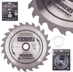 Powermat Fűrészkorong 185x20 24z TDD-185x20x24Z (PM0882) - geminiduo