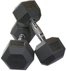 Zoco Body Fit 2db súlyzó készlet (2x12, 5 kg), Zoco Body Fit YL002, összsúly 25 kg, fekete (ZCB-YL002-25)