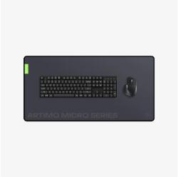 Artimo Desk Mat Micro Series prémium filc mikroszálas textil egérpad 80x40 cm, sötét szürke (ARTIMO-MICRO-DARK)
