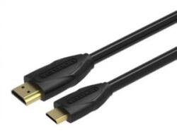Vention mini HDMI/M -> HDMI/M, (fekete) 1m, kábel (VAA-D02-B100) - aqua