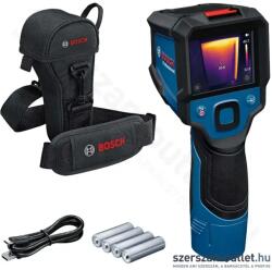 Bosch GTC 12V-450-13 Professional Akkus hőkamera, USB-C, 645-660nm, IP54, 12V (Akku és töltő nélkül) (0601083901) (0601083901)