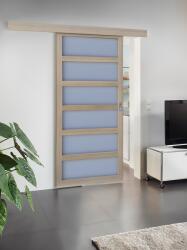BauTrend Zrt Sunshine Tolóajtó - 90x210 cm, Fóliázott, Bükk