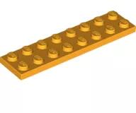 LEGO® 3034c110 - LEGO élénk világos narancssárga lap 2 x 8 méretű (3034c110)