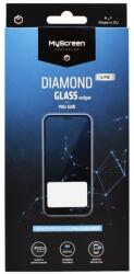 MyScreen diamond glass lite edge képernyővédő üveg, 2.5d, full glue, 0.33mm, 9h, fekete, kompatibilis: Apple iPhone 13 Pro / iPhone 13 / iPhone 14 (MD6862DGLFG)